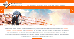 Desktop Screenshot of heinssen.de